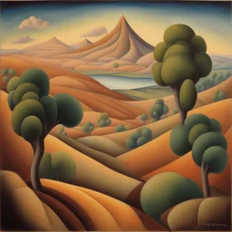a landscape by Miguel Covarrubias