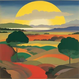 a landscape by Milton Glaser