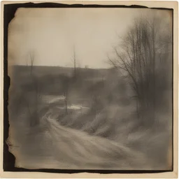 a landscape by Miroslav Tichý