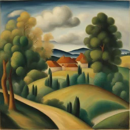 a landscape by Moise Kisling