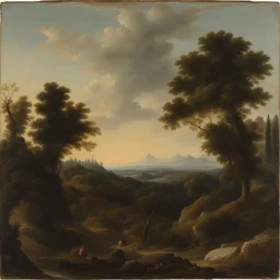 a landscape by Monsù Desiderio