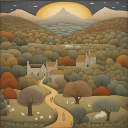 a landscape by Morris Hirshfield