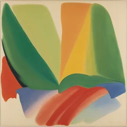 a landscape by Morris Louis