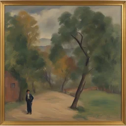 a landscape by Moses Soyer
