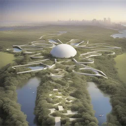 a landscape by Moshe Safdie