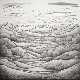a landscape by Mr. Doodle