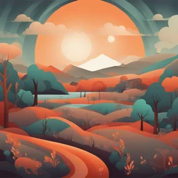 a landscape by Muxxi