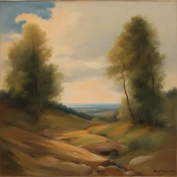 a landscape by Myroslava Sviridova