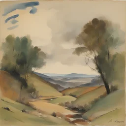 a landscape by ND Stevenson