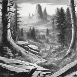 a landscape by Neal Adams