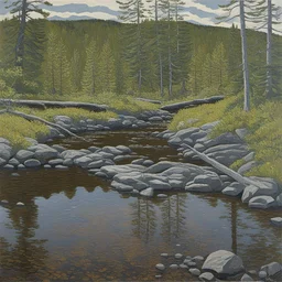 a landscape by Neil Welliver