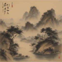 a landscape by Ni Chuanjing