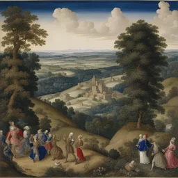 a landscape by Nicholas Hilliard