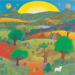 a landscape by Nick Sharratt