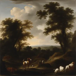 a landscape by Nicolaes Maes