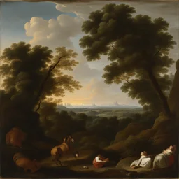 a landscape by Nicolas Mignard