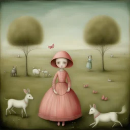 a landscape by Nicoletta Ceccoli