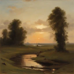 a landscape by Nikolai Lockertsen