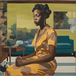 a landscape by Njideka Akunyili Crosby
