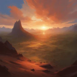 a landscape by Noah Bradley