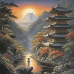 a landscape by Noriyoshi Ohrai