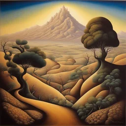 a landscape by Octavio Ocampo