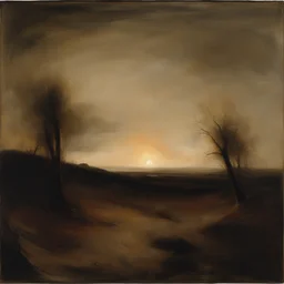 a landscape by Odd Nerdrum