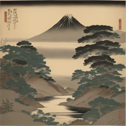 a landscape by Ogawa Kazumasa