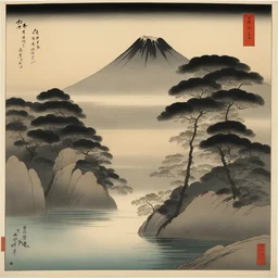 a landscape by Ohara Koson