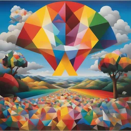 a landscape by Okuda San Miguel