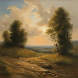 a landscape by Oleksandr Bogomazov