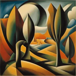 a landscape by Olexandr Archipenko