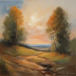 a landscape by Olga Skomorokhova