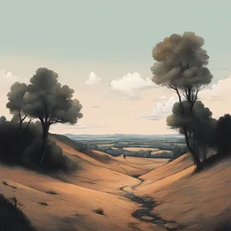 a landscape by Olivier Bonhomme