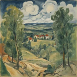 a landscape by Oskar Kokoschka