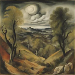 a landscape by Otto Dix