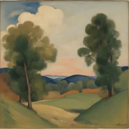 a landscape by Otto Freundlich