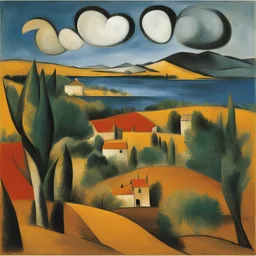 a landscape by Pablo Picasso