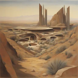 a landscape by Paolo Soleri