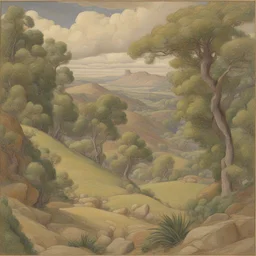 a landscape by Paul Cadmus