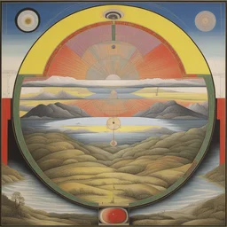 a landscape by Paul Laffoley