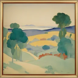 a landscape by Paul Poiret