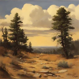 a landscape by Paul Rader