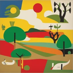 a landscape by Paul Rand