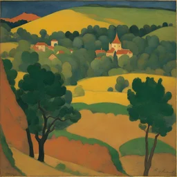 a landscape by Paul Sérusier