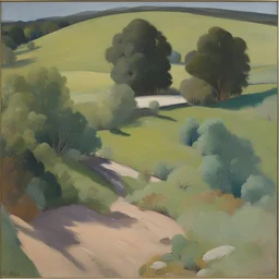 a landscape by Paul Wonner