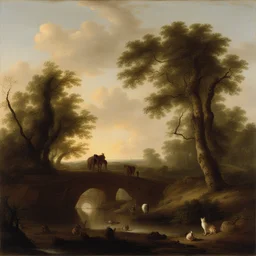a landscape by Paulus Potter