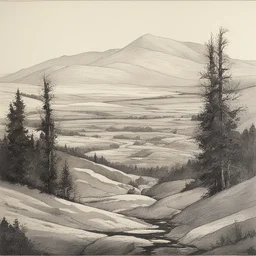 a landscape by Pendleton Ward
