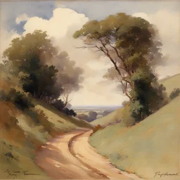 a landscape by Percy Tarrant