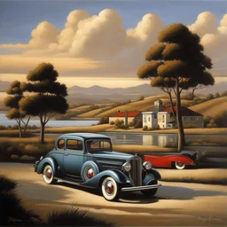 a landscape by Peregrine Heathcote